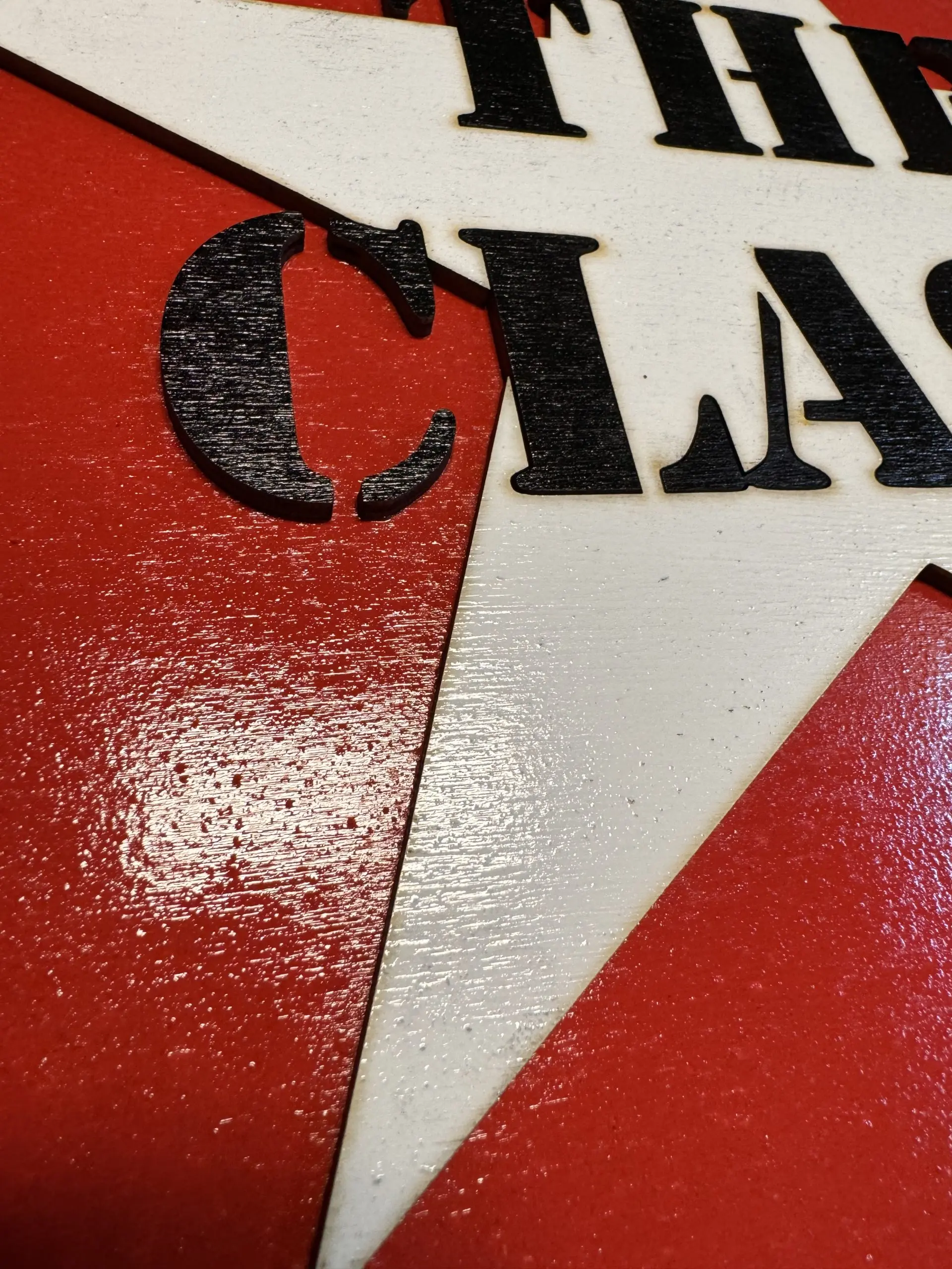 The Clash Wall Plaque – 12" Diameter, Two‑Layer MDF Engraved Punk Rock Wall Art - Image 2