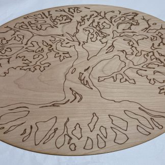 Tree of Life Wall Art – 59cm x 39cm, 3mm Cherry Veneer Plywood