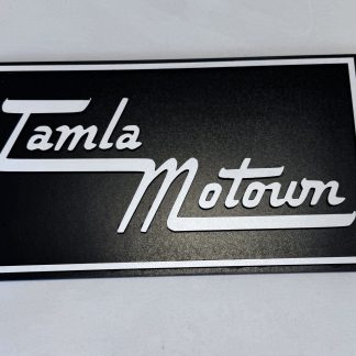 Tamla Motown Logo – 29.5cm x 17cm Two‑Layer MDF Plaque