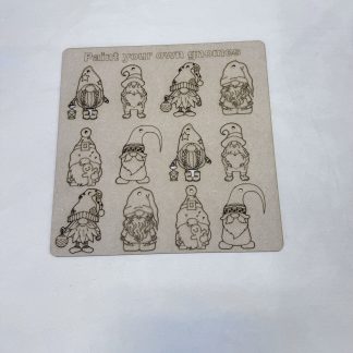 Christmas Gnomes, two sets of 6.