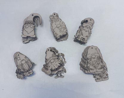 Christmas Gnomes, two sets of 6. - Image 2