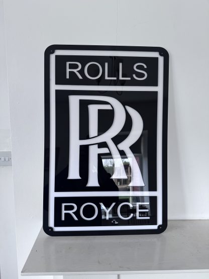 Rolls Royce Sign, Wall Art (Acrylic)