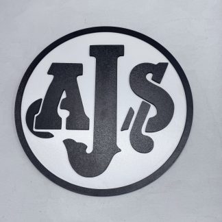 AJS Motorcycle Sign, Wall Art