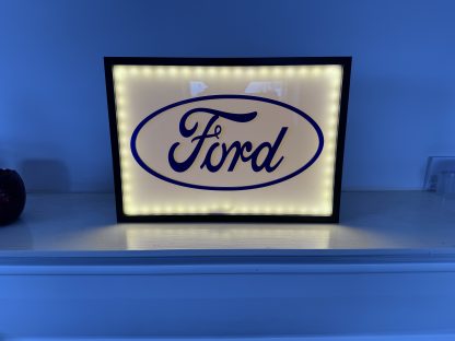 Ford Sign Lightbox, Wall Art,  30cm x 21cm (A4)