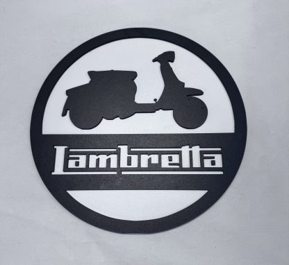 Lambretta Motor Scooter  Sign, Wall Art