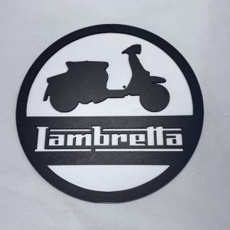 Lambretta Motor Scooter  Sign, Wall Art