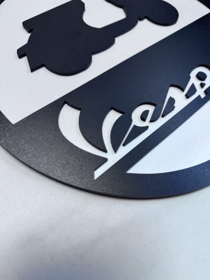 Vespa Motor Scooter Sign, Wall Art - Image 2