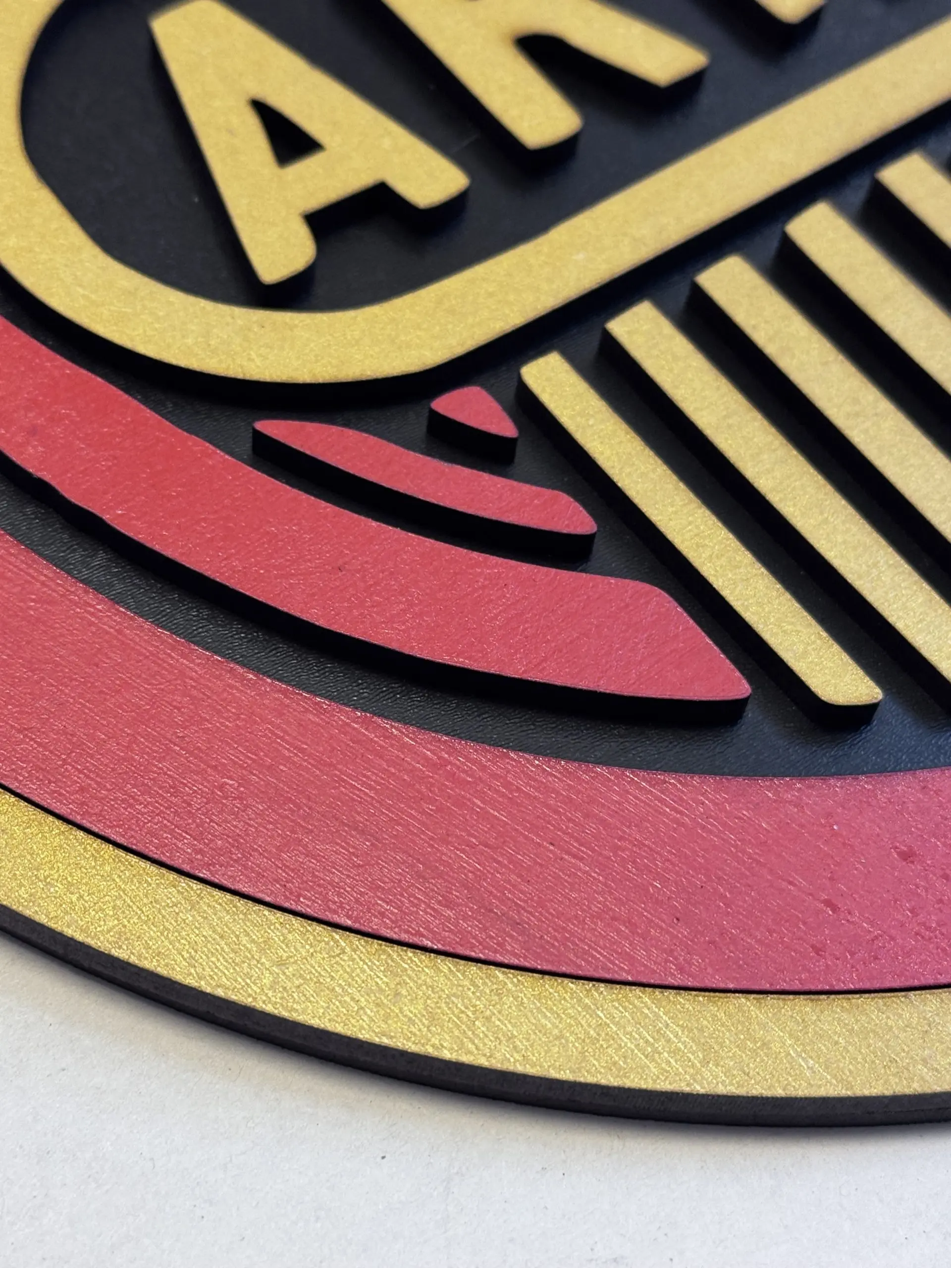 Ariel Motorcycle Sign – Two‑Layer MDF Engraved Classic Motorbike Wall Art - Image 2