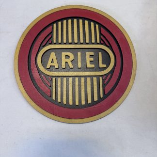Ariel Vintage Motorcycle Emblem Plaque