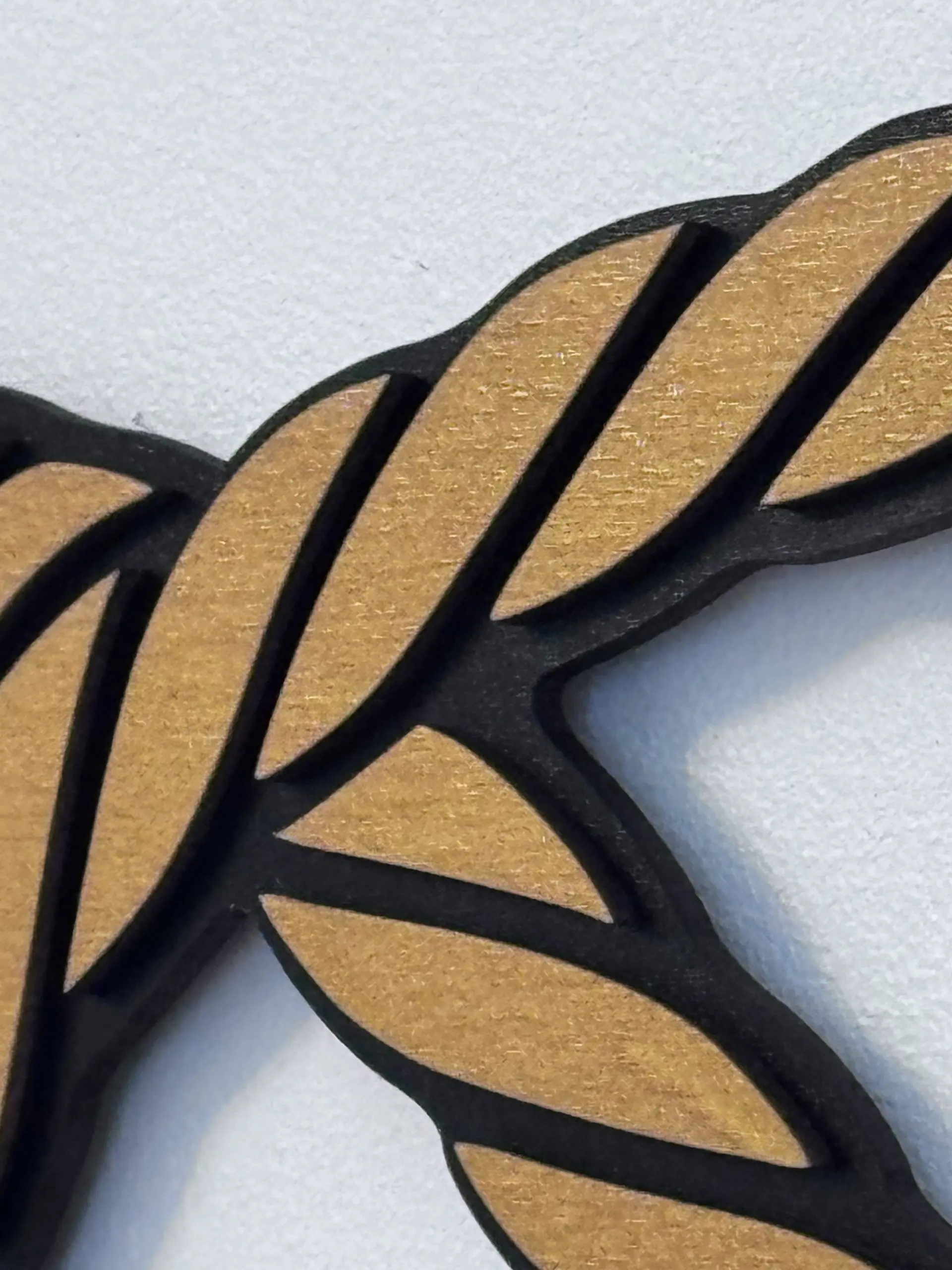 Staffordshire Knot - in two-layer MDF, 30 x 20cm. Layered laser-cut design celebrating local heritage – perfect for home, gifts, and displays. - Image 2
