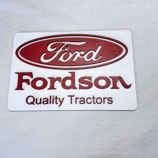 Fordson Tractor Plaque.