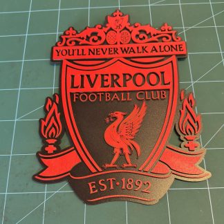 Liverpool FC Plaque Black/Red