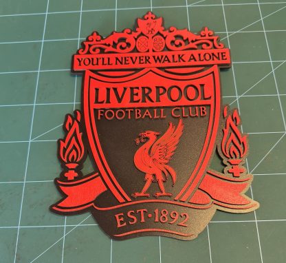 Liverpool FC Plaque Black/Red
