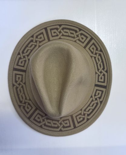Fedora Hat with Celtic Ring (03) Engraveing. - Image 2