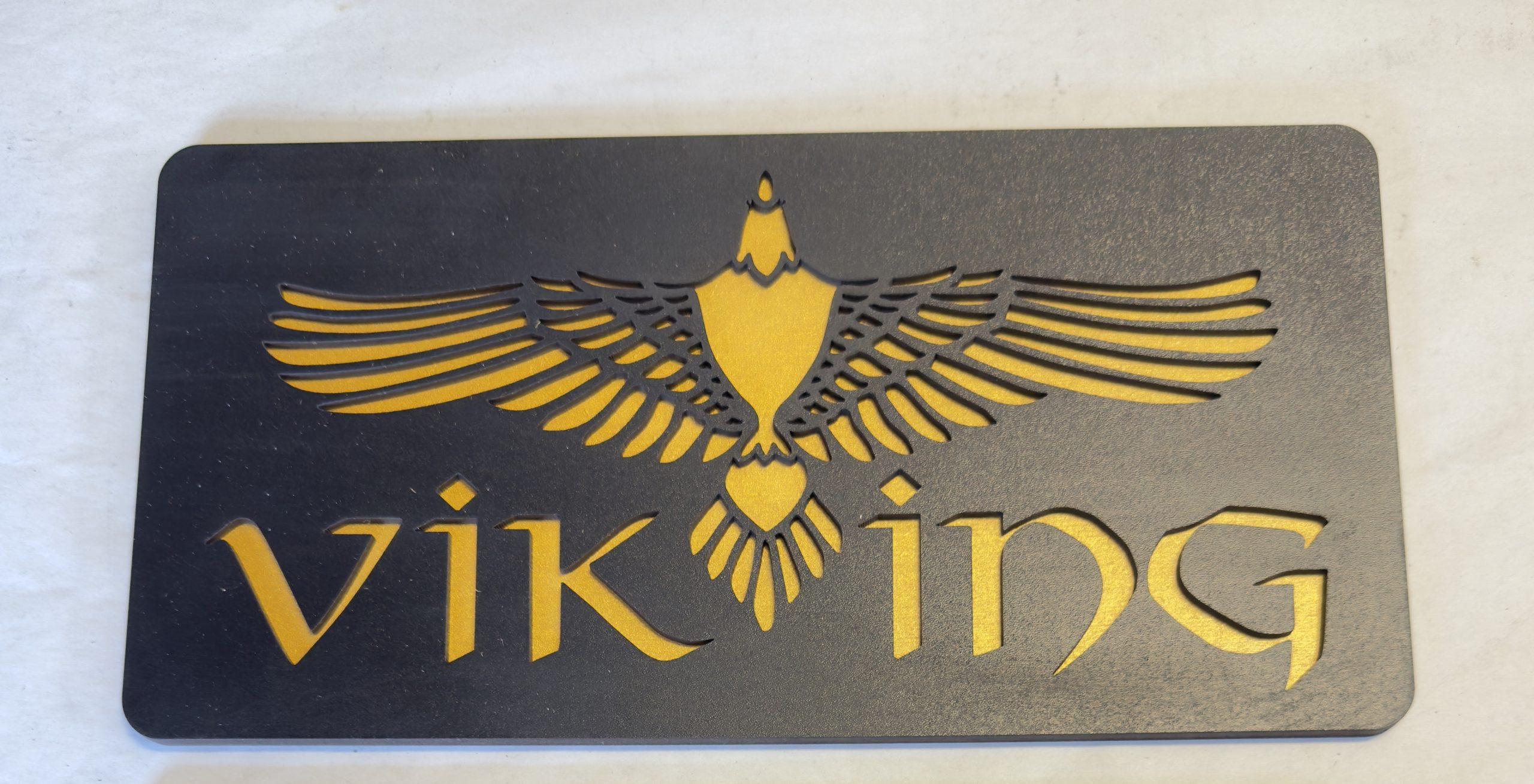 Viking Raven Emblem Plaque