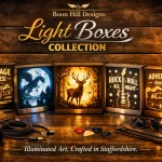Light Box Collection featuring music and vehicle motifs