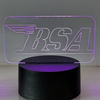 BSA Motorcycle LED -  Night Light – 16‑Colour Lamp with Remote & USB | Boon Hill Designs