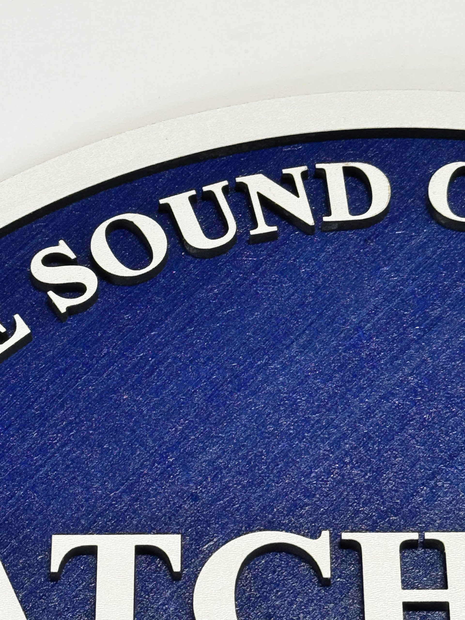 Hip‑Hop Commemorative Plaque – Satchmo’s / Grandmaster Flash / Kool Herc - Boon Hill Designs - Custom Plaques, Signs & Gifts Hip-hop commemorative plaque featuring Satchmo’s, Grandmaster Flash and Kool Herc in white text on a dark blue circular design.